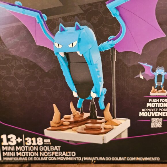 MEGA Pokemon Mini Motion Golbat Building Toy Kit - 313pc - Picture 4 of 4